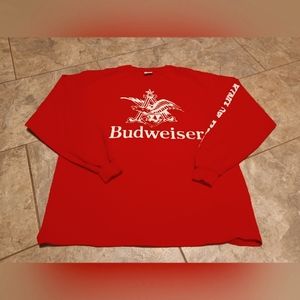 Men's Junk Food Budweiser King of Beers T-Shirt Medium